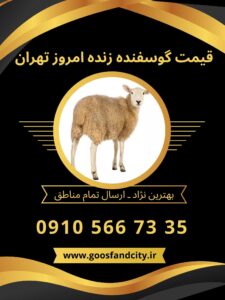 قیمت گوسفنده زنده امروز تهران